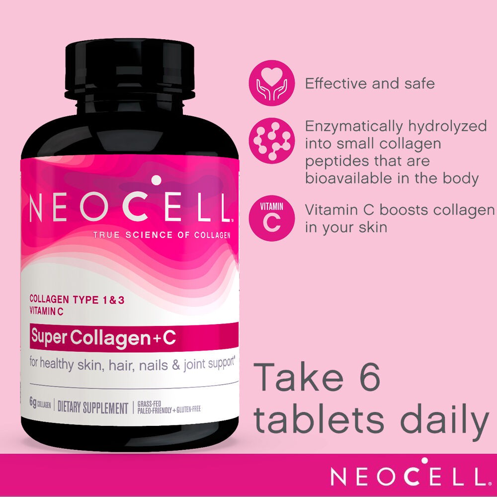 Viên uống Collagen Neocell Type 1 & 3 hộp 250 viên