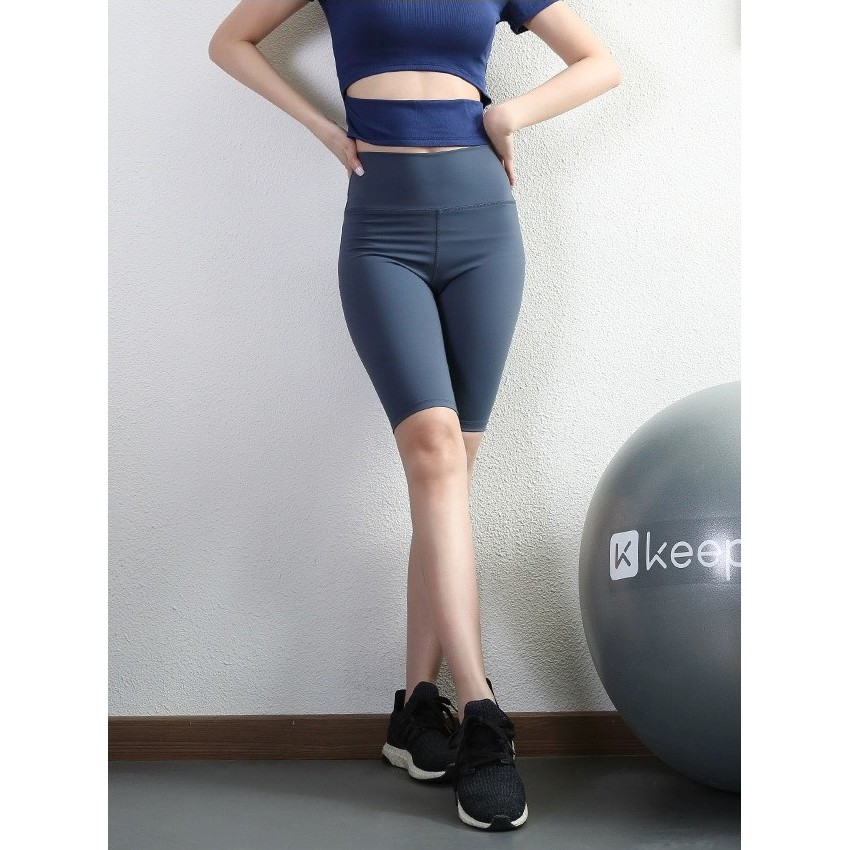 Quần legging lửng ngố nữ tập gym cạp cao nâng mông dày dặn cao cấp ChiChi HM05