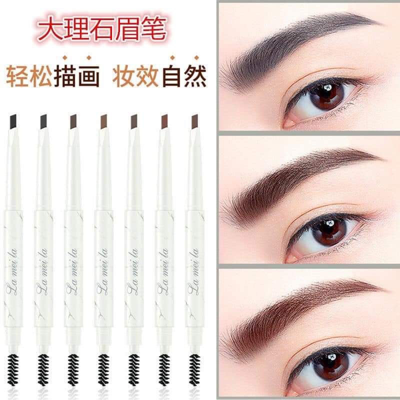 Chì Kẻ Mày 2 đầu Vân Đá Lameila , mẫu mới chống nước lâu trôi