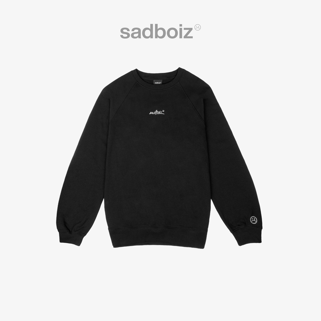 Áo sweater SADBOIZ Lowkey Black