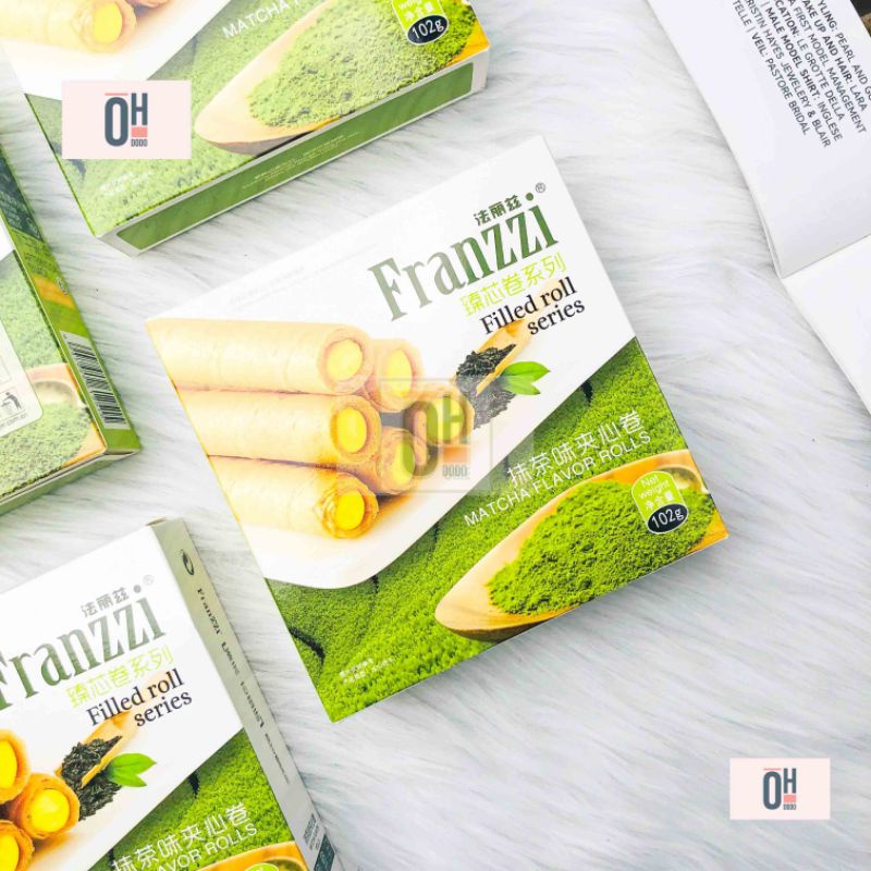 Bánh franzii quế cuộn nhân sữa chua dừa, matcha, vani 102g