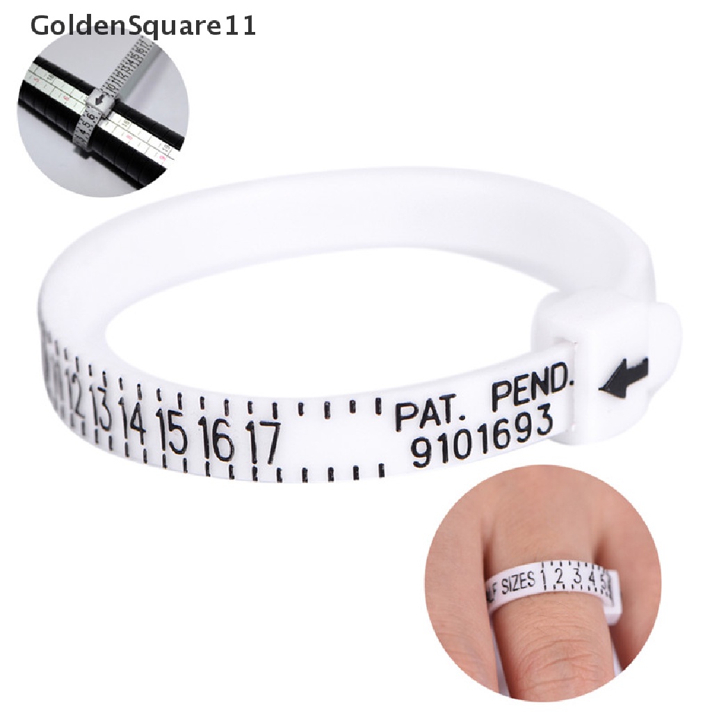 [Goldsquare11] Thước Đo Kích Thước Nhẫn Đeo Tay Dùng Trong Đám Cưới / Đính Hôn Mới