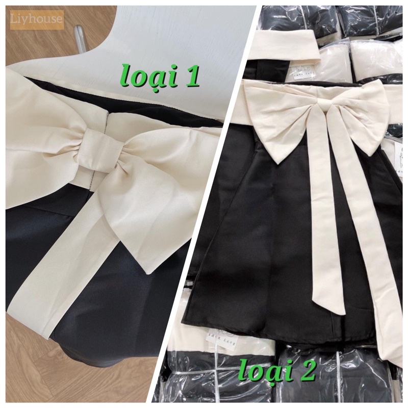 Váy trễ vai nơ lưng chất tafta có sẵn mút ngực cao cấp | BigBuy360 - bigbuy360.vn