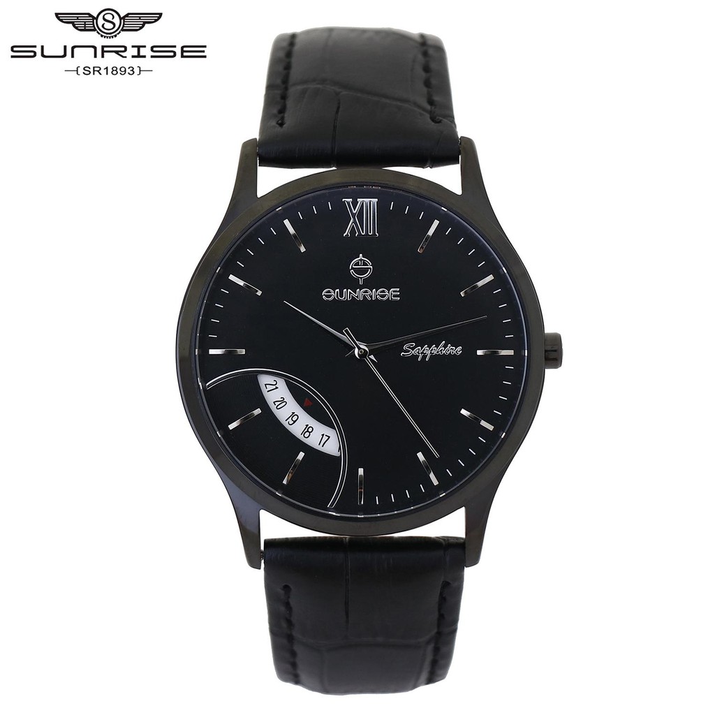 Đồng hồ nam sunrise DM783SWA chính hãng Full Box Sapphire chống xước , chống nước, bảo hành 3 năm