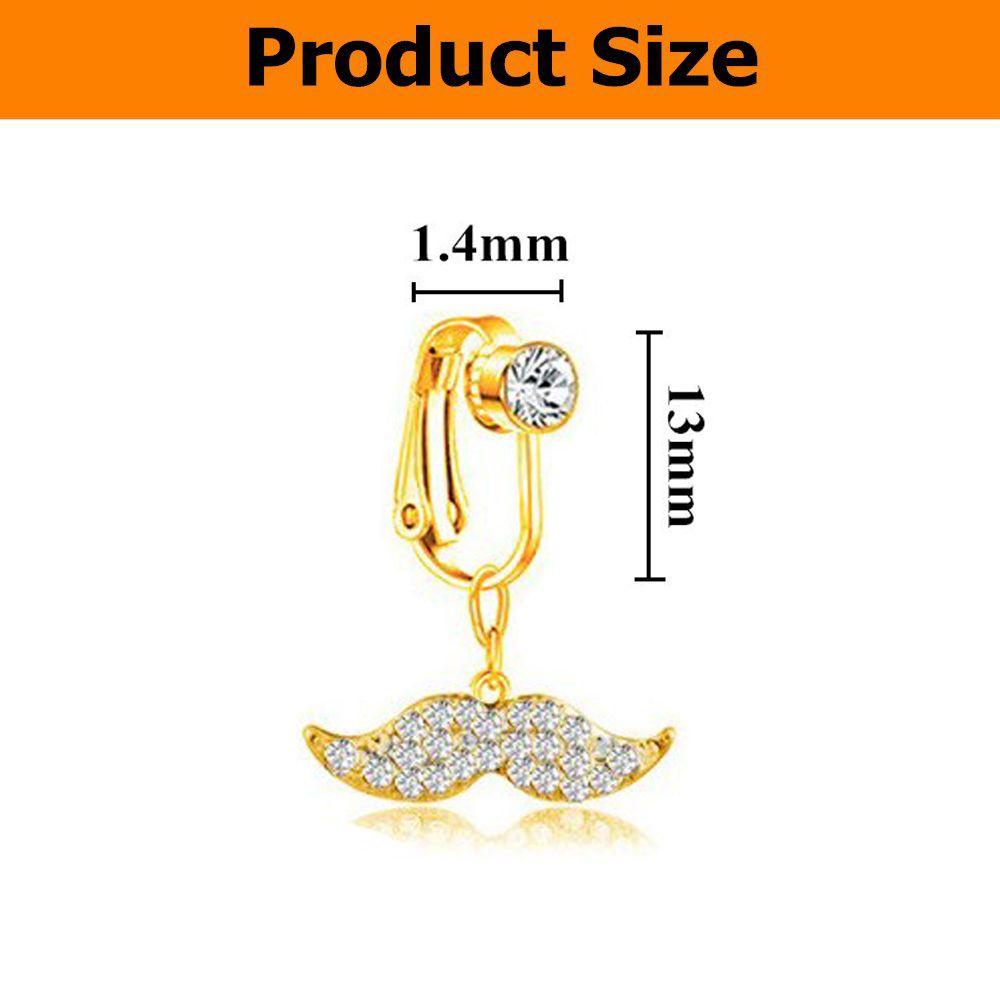 Khuyên Rốn Hình Trái Tim Bằng Thép Không Gỉ Cá Tính