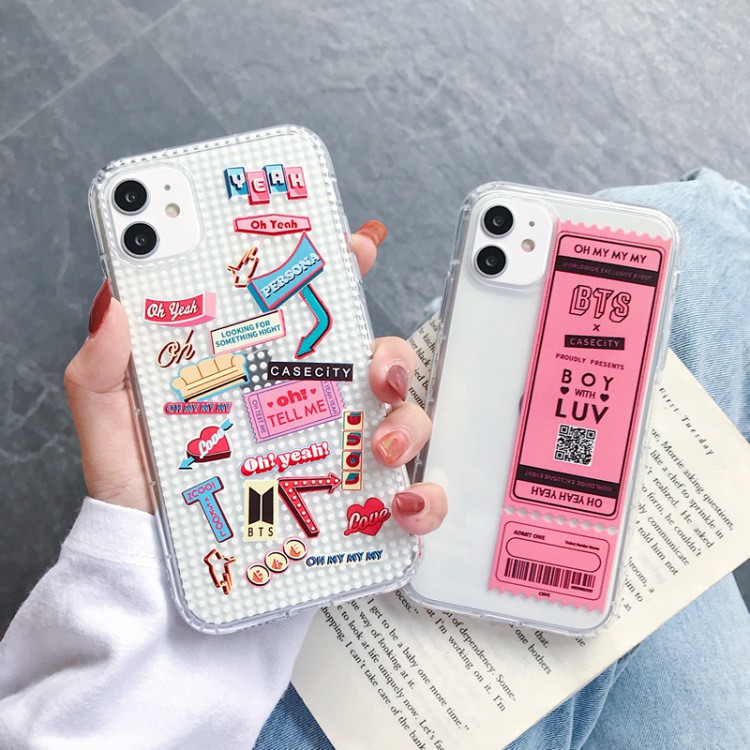 Ốp Lưng Silicon Chống Sốc Simple BT21 - I043