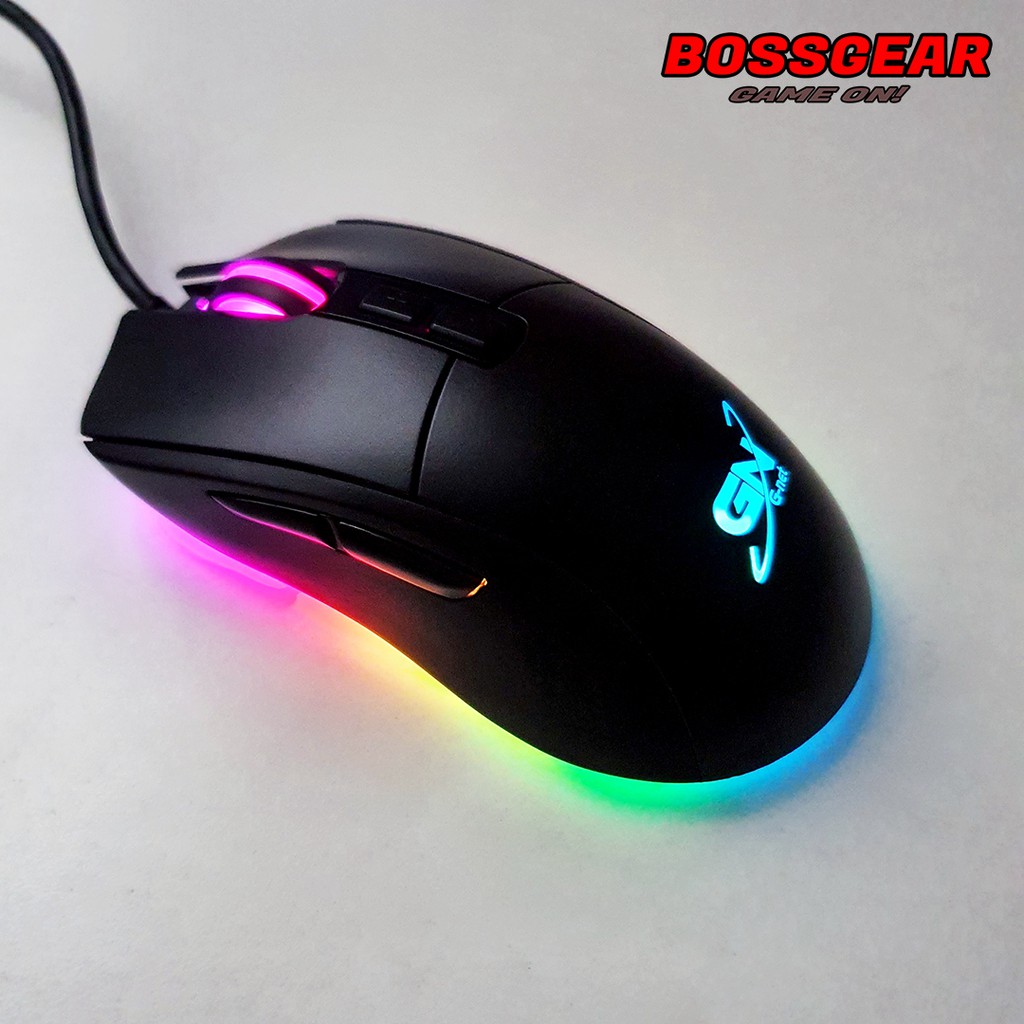 Chuột Gaming Gnet M30 RGB ( Mắt đọc PW3050, 4000 DPI, LED RGB )