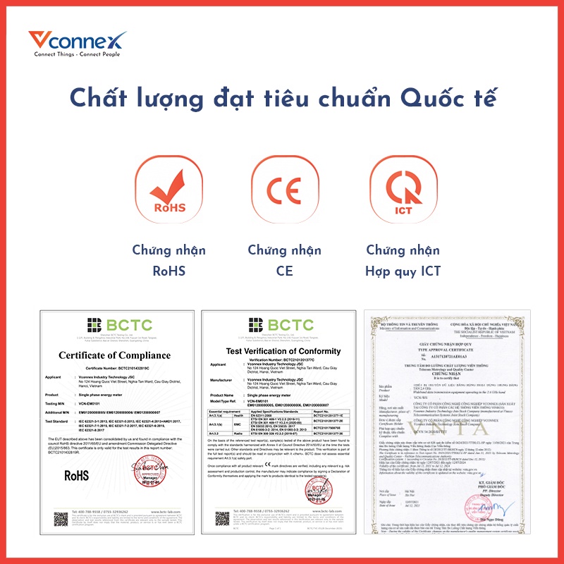 Công tắc rèm thông minh Vconnex - Dành cho rèm đôi, có viền nhôm