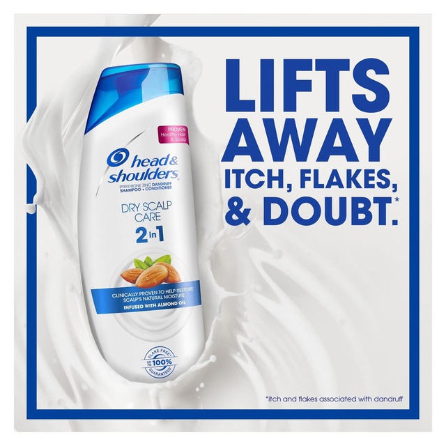 Dầu Gội & Xả 2in1 Head&Shoulders Mỹ nhiều mùi hương 380ml