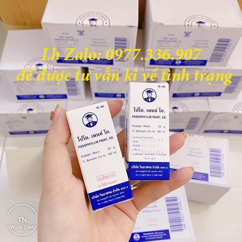 [HÀNG CHÍNH HÃNG] Podophyllin 25% nhập khẩu Thái Lan đánh bay Sùi Mào Gà, mụn cóc không tái phát | BigBuy360 - bigbuy360.vn