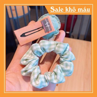 COMBO SÉT BUỘC TÓC, KẸP TÓC KIỂU DÁNG HÀN QUỐC SIÊU SIÊU XINH