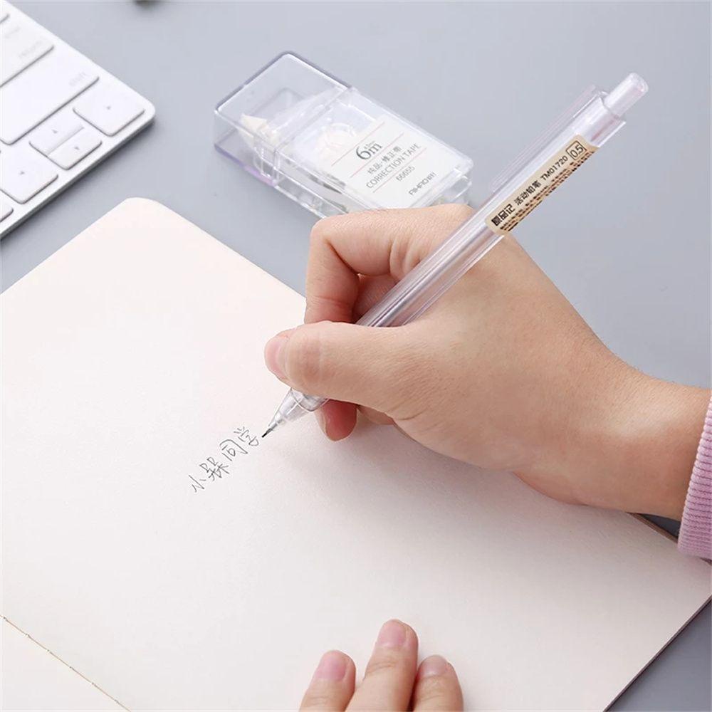 Set 2 Bút Chì Bấm 0.5/0.7mm Trong Suốt Tiện Dụng