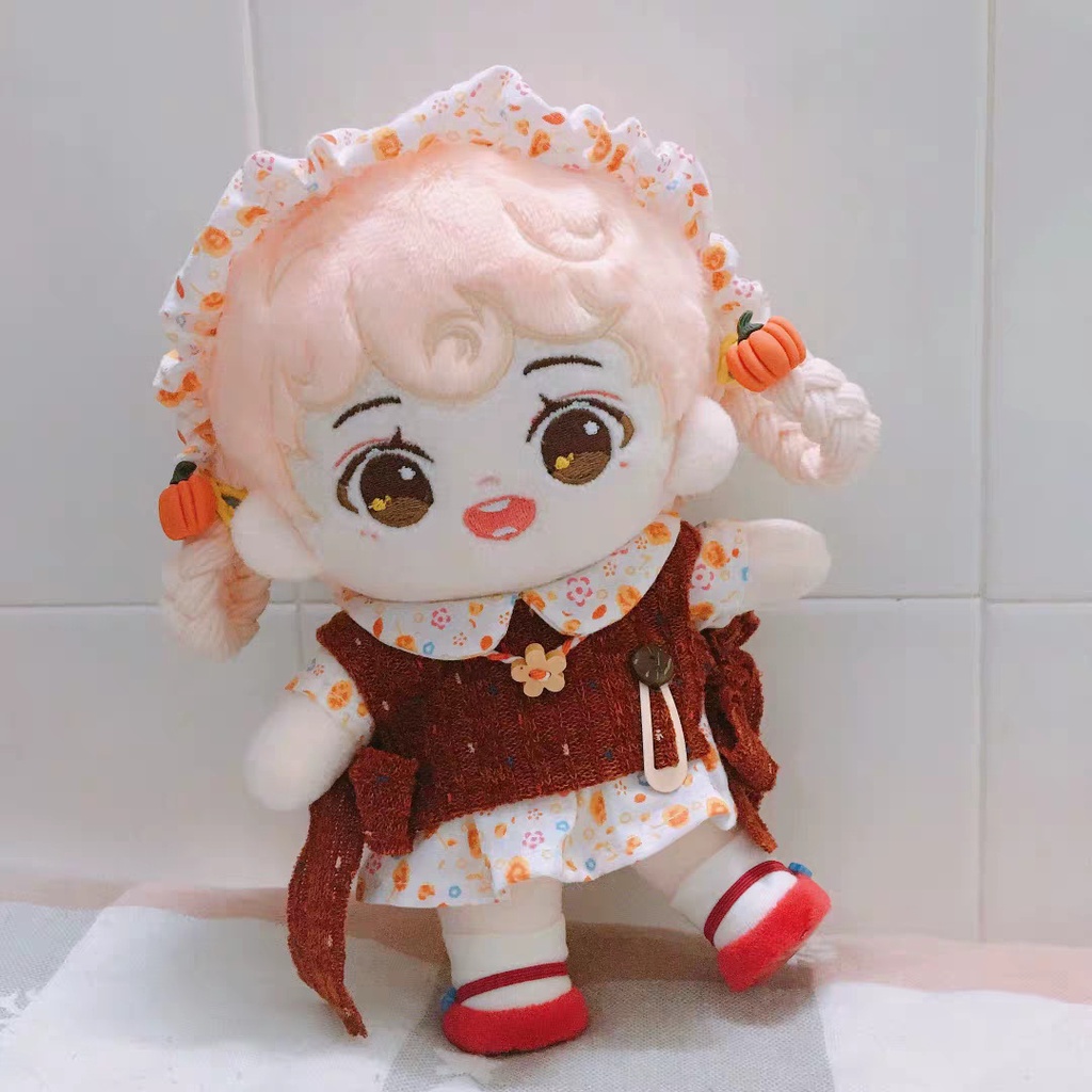 Khung xương nhựa trắng cho búp bê bông kích thước 15cm và 20cm