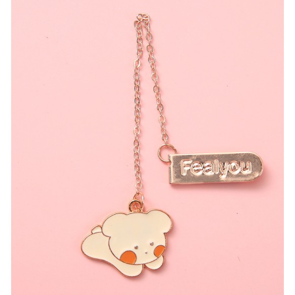Bookmark, kẹp sách, dây kim loại, hoạt hình đáng yêu
