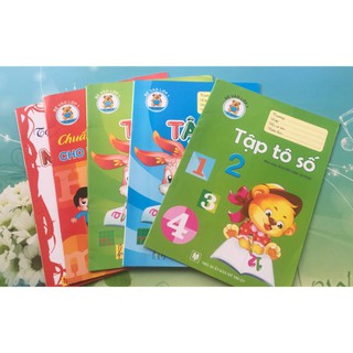 Vở tập tô chữ, số, màu