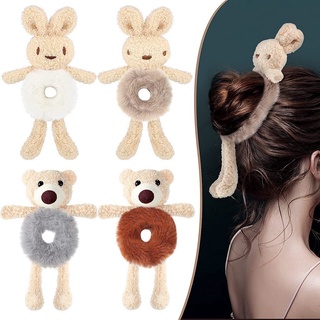 Dây cột tóc hình thỏ bông siêu cute