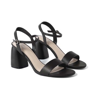 Giày sandal gót thô quai ngang Zara 0603