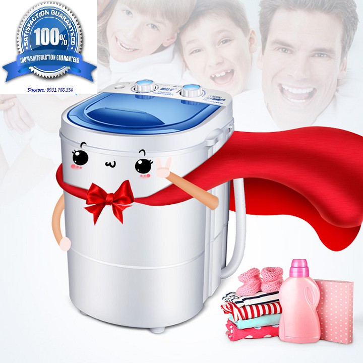 Máy giặt mini - máy giặt mini tiện dụng 2,2kg