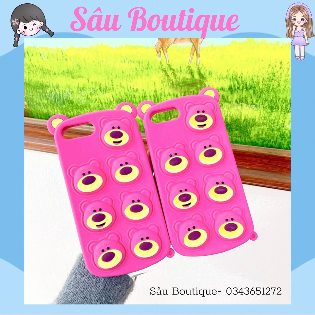 Ốp lưng iphone pop it gấu cute silicon mềm chống sốc ip6/ 6s/ 6pl/ 6spl/ 7pl/ 8pl/ x/ xsm/ 11/ 11prm/ 12prm