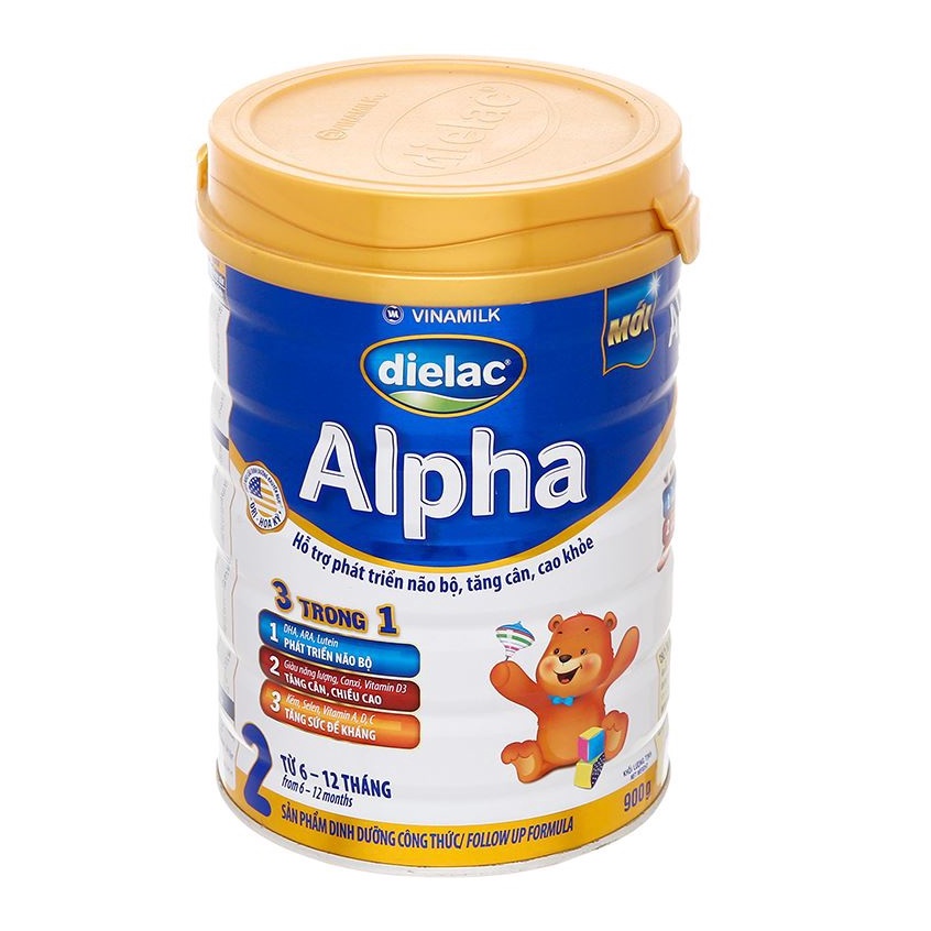 Sữa Bột Dielac Alpha Số 2 900g