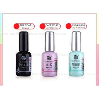 Bộ 3 chai Base Top Cứng Móng HH