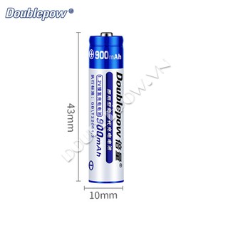 Pin đũa sạc AAA Doublepow 900mAh
