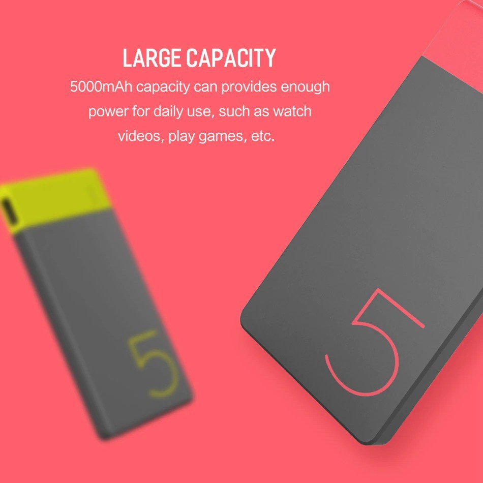 SẠC DỰ PHÒNG P3 POWER BANK 5000MAH