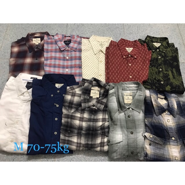 Áo sơ mi nam American Eagle size M 67-76kg