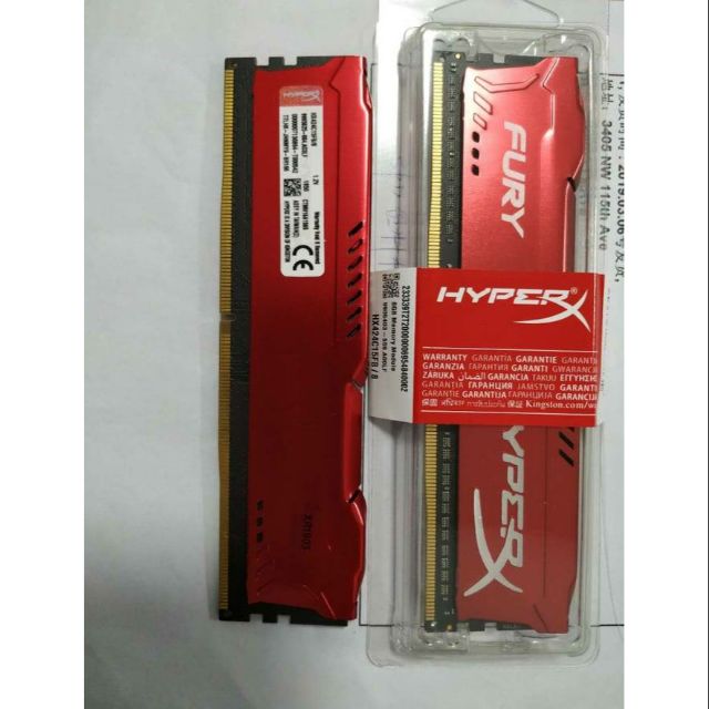 Ram DDR3 Kingston 8GB Bus 1600 tản nhiệt Hyper bảo hành công ty 36 tháng