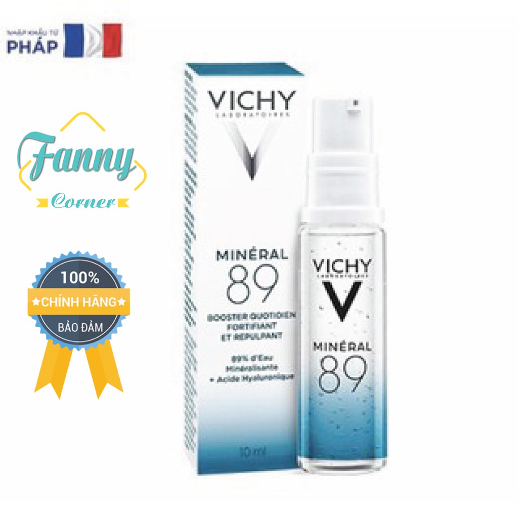 Dưỡng chất giàu khoáng chất Mineral 89 giúp da sáng mịn và căng mượt Vichy Mineral 89 10ml