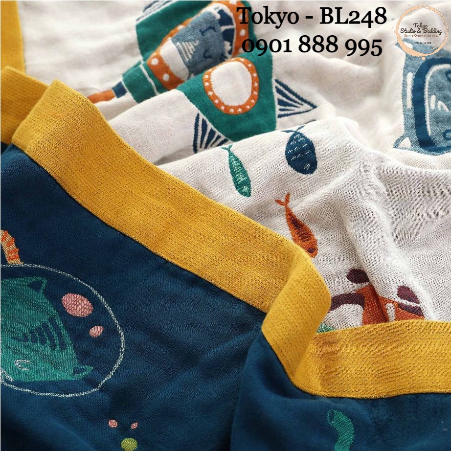 S33_Chăn Xô Organic Cotton Dòng Cao Cấp