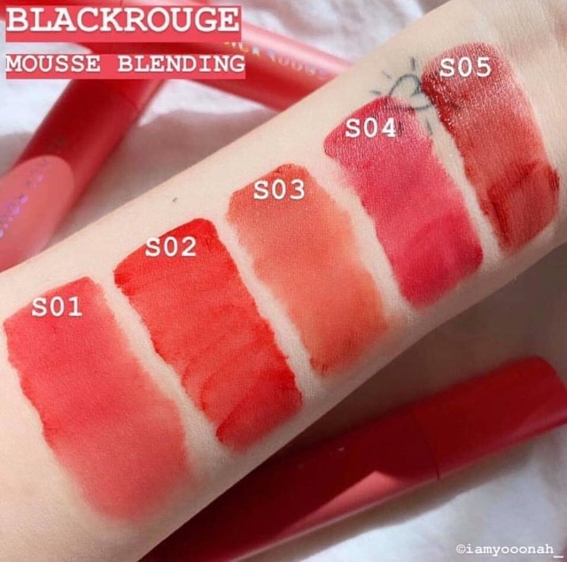 Son Kem Lì Black Rouge Mousse Blending Tint | BigBuy360 - bigbuy360.vn