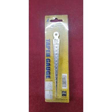 Thước đo lỗ, đo khe hở (mối hàn), thước lá SHINWA 62600 15MM- Made in Japan