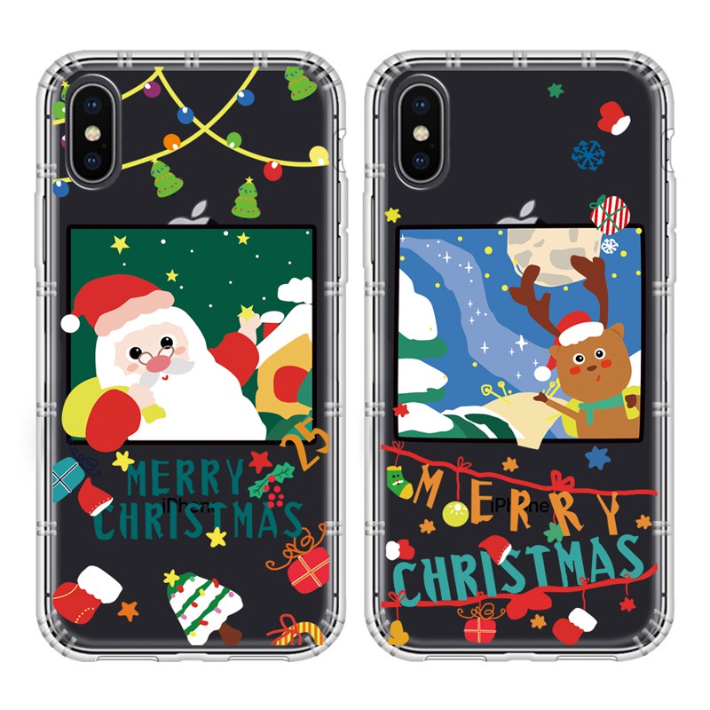 Cute Cartoon Santa Claus IPhonene 12 mini pro Max X X X X X X PROAX 6 6s 7 8 Plus Fashion Thiết kế Silicone ShockName