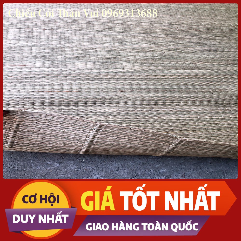 Chiếu Cói Trắng Thường ❤️FREESHIP❤️Siêu Rẻ 0,9m/1m/1m2/1m5/1m6