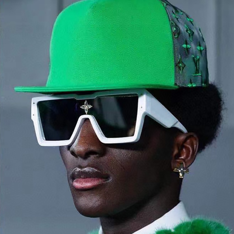 Kính Mát Gọng Vuông Lớn Nhiều Màu Sắc Chống Nắng Thời Trang Cho Nam Và Nữ