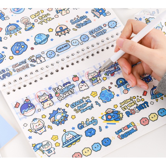 Sổ lò xo lưu trữ washi sticker sổ chiết Adventure travel kích cỡ A4 A5 | BTS014