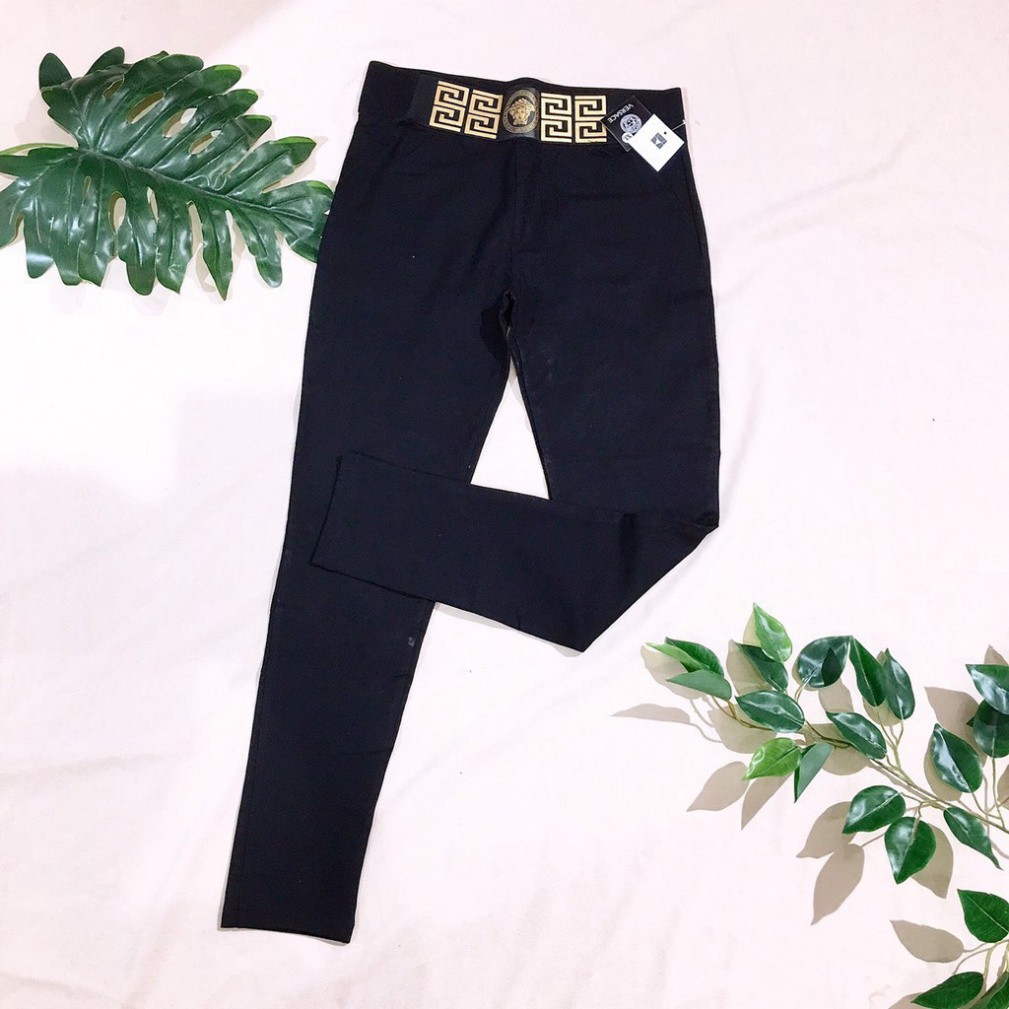 Quần Legging Thun Cạp Cao Gen Bụng - BIGSIZE 80kg | BigBuy360 - bigbuy360.vn