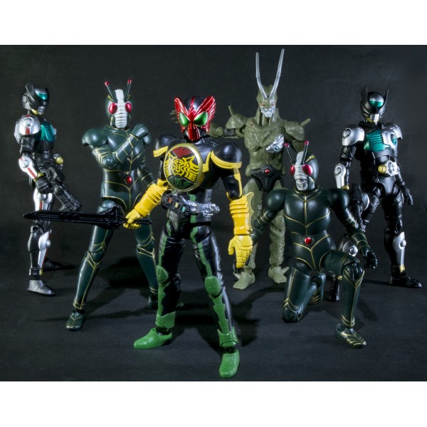 [Mới-có sẵn] Mô hình Shodo Kamen Rider OOO Tatoba Combo và Birth - Kamen Rider ZO và Doras - SODO