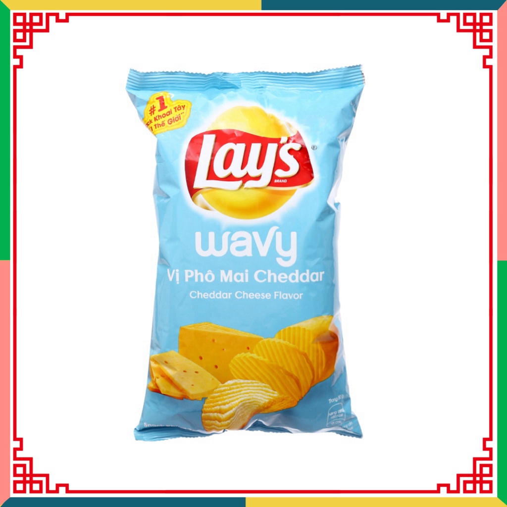 Bánh snack củ khoai tây Lays nhiều vị gói lớn 56g ( Đại lý Ngọc Toản)