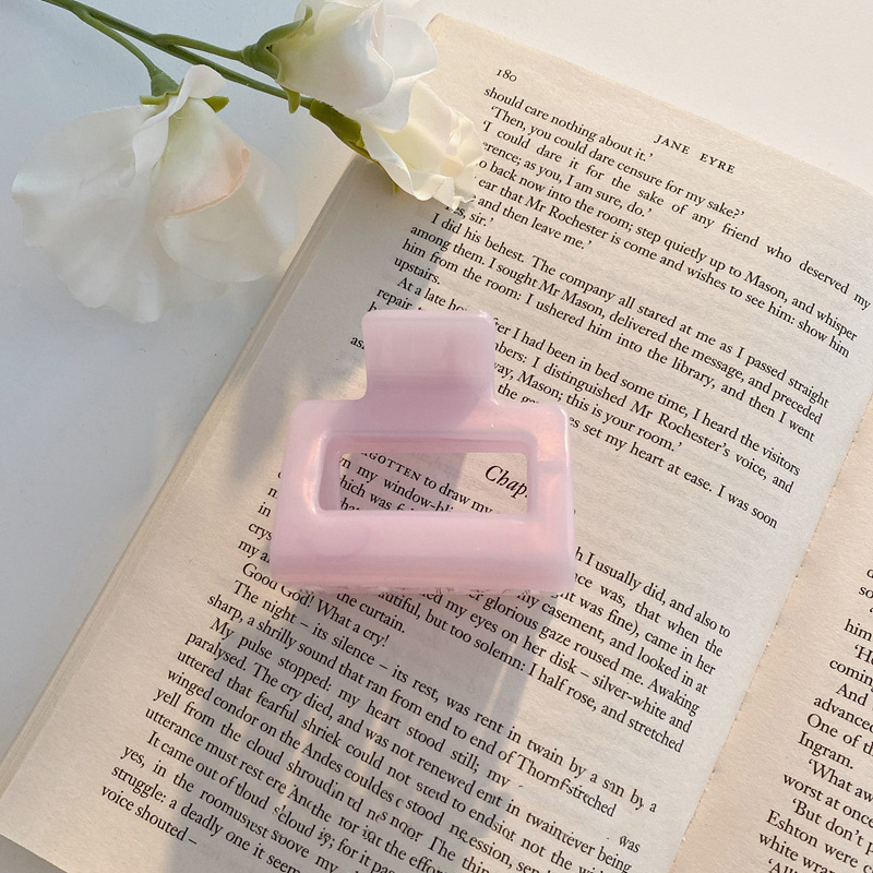 Kẹp Tóc Hình Vuông Màu Sắc Ngọt Ngào Cho Nữ