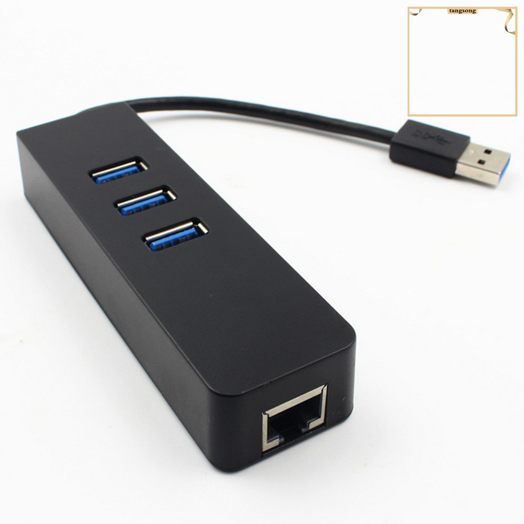 Cáp Chuyển Đổi 3 Cổng Usb 3.0 Gigabit Ethernet Lan Rj45