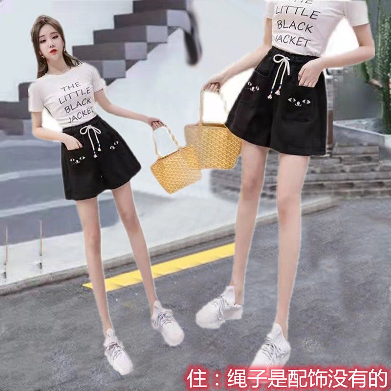 Quần Short Denim Mỏng Phong Cách Mới 2022 Cho Bé Gái Tiểu Học