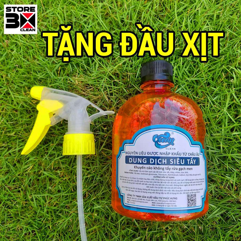 NƯỚC RỬA XE KHÔNG CHẠM OCEAN 500ML TẨY RỈ SÉT MỚI NHẤT TRÊN THỊ TRƯỜNG