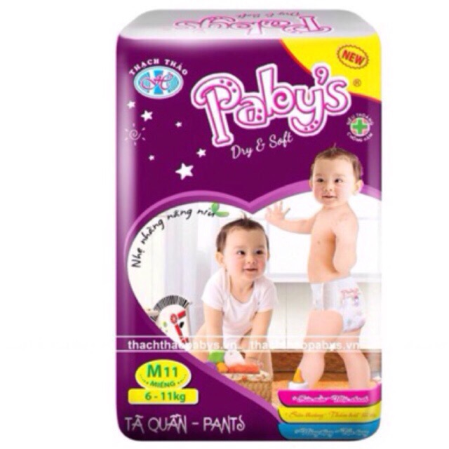 Combo 88 miếng bỉm quần pabys size M+KM