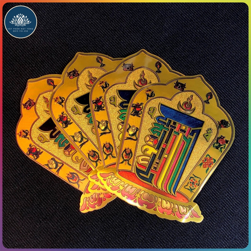 Miếng Dán Decal Karachakra 9Cm