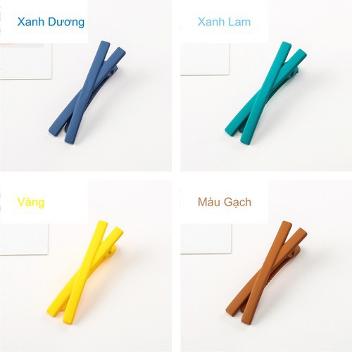 Kẹp tóc bấm chữ x