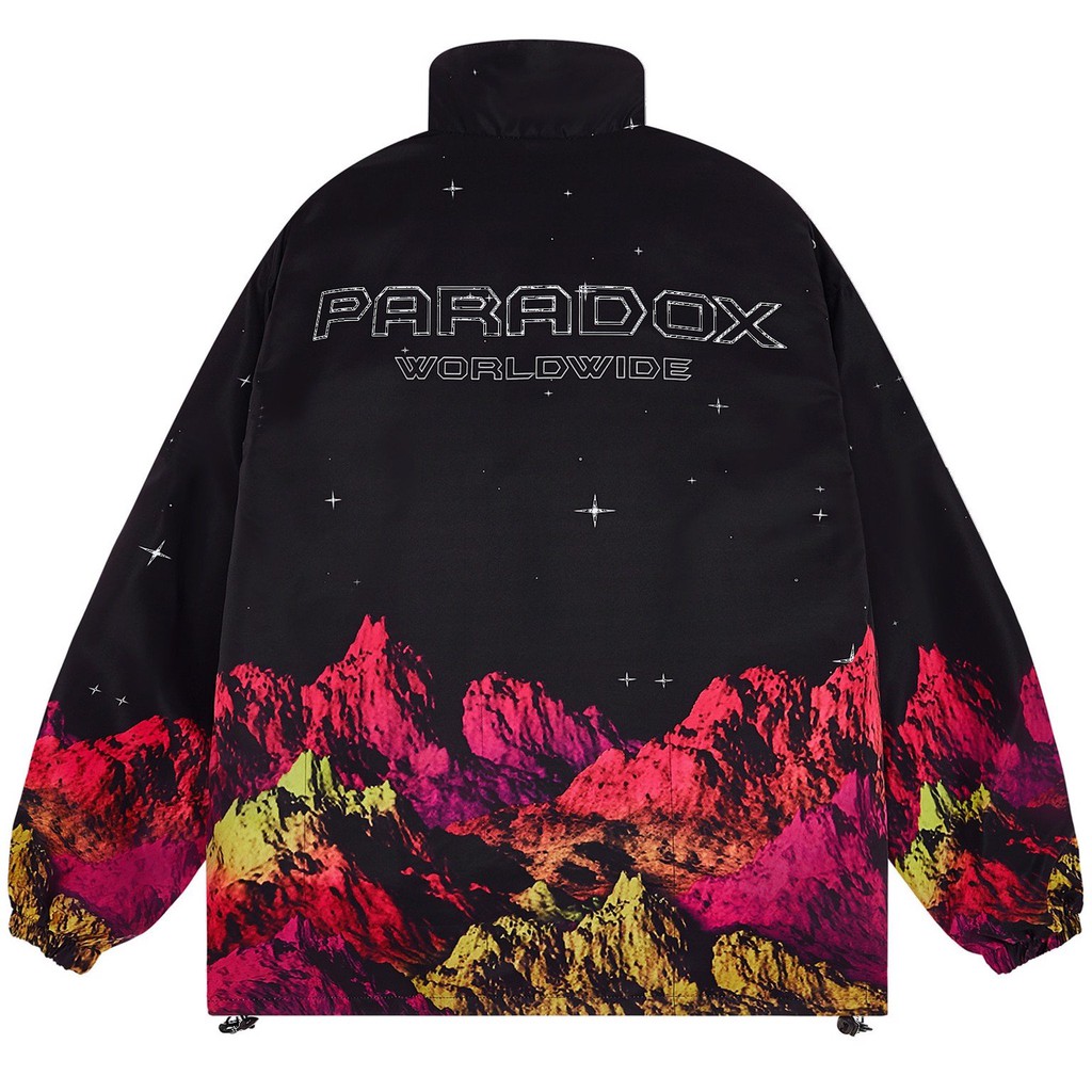 Áo khoác dù dây kéo Paradox CORDILLERA ZIP OVERPRINTED JACKET