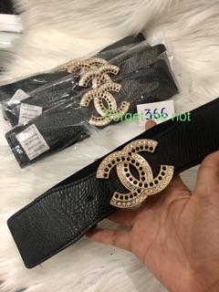 Thắt lưng bản 4,5cm. Mặt đính đá. MS366