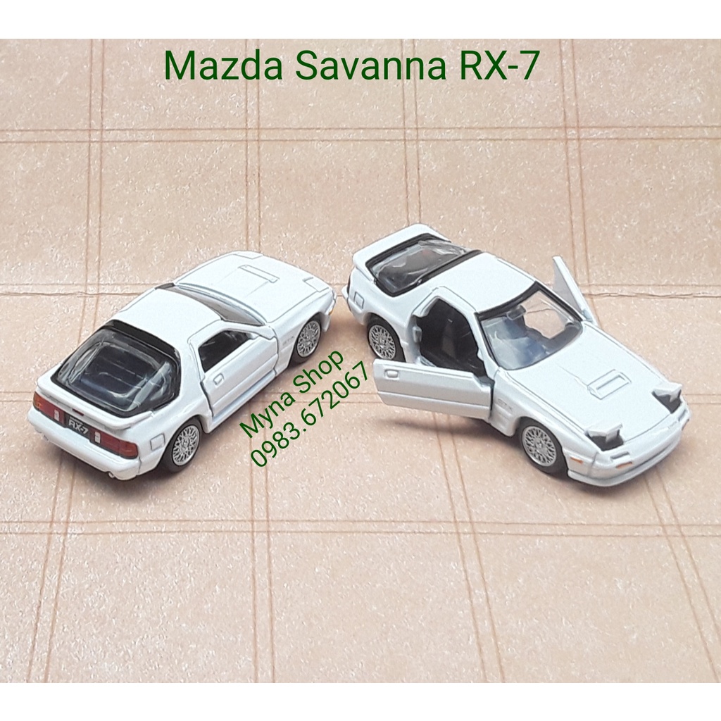 Đồ chơi mô hình tĩnh xe tomica premium không hộp, Mazda Savanna RX-7